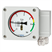 Hybrid gas density monitor with integrated transmitter